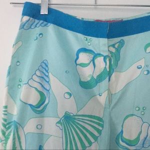 TIBI ankle pants seashell blue green 12